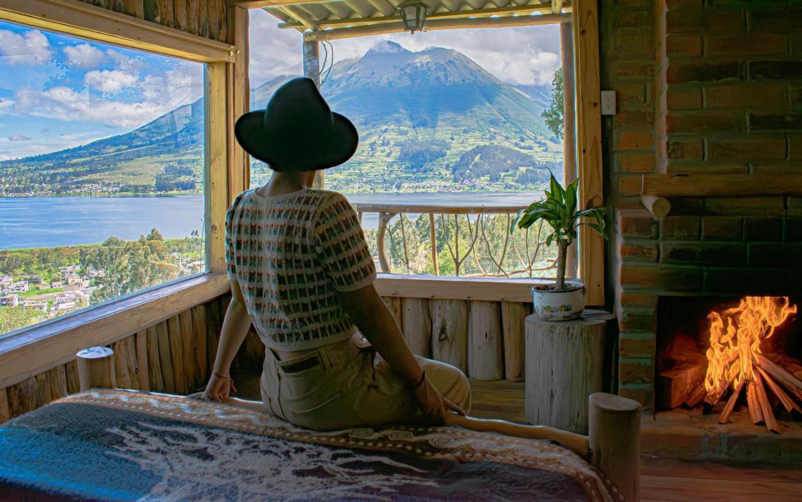 Cabanas Y Glampings Balcon Del Lago Отавало Экстерьер фото
